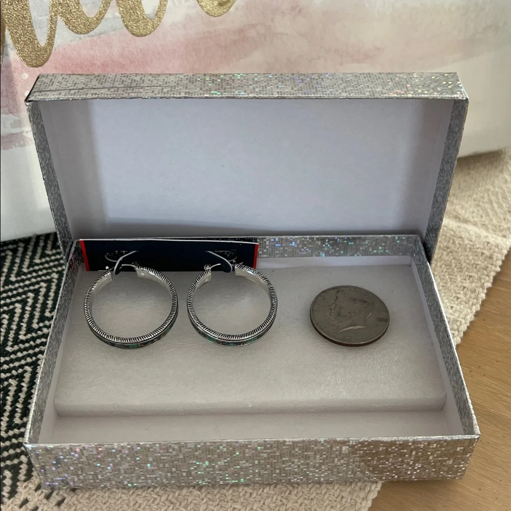 Fashion Jewelry Colored Hoops - Picture 2 of 3